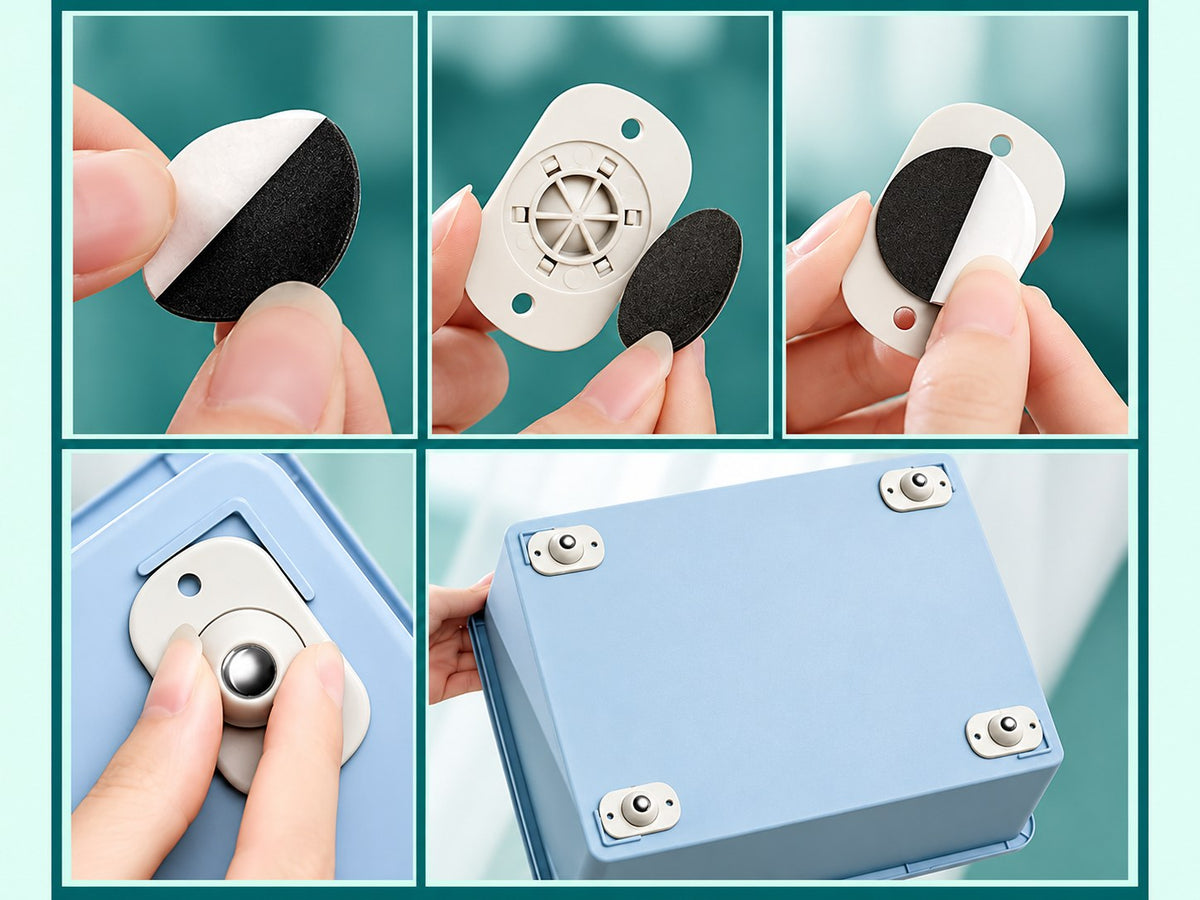 Set de 16 ruedas adhesivas mini 360° Orvenisa