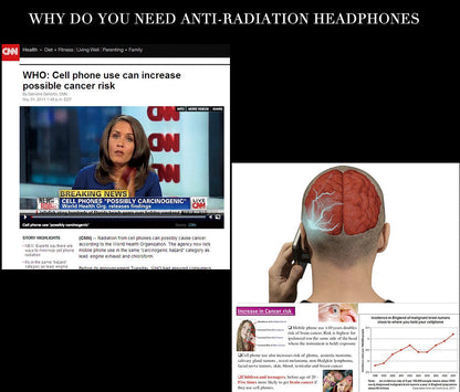 Air Tube EMF Blocking Anti-Radiation Earphones - 30% OFF