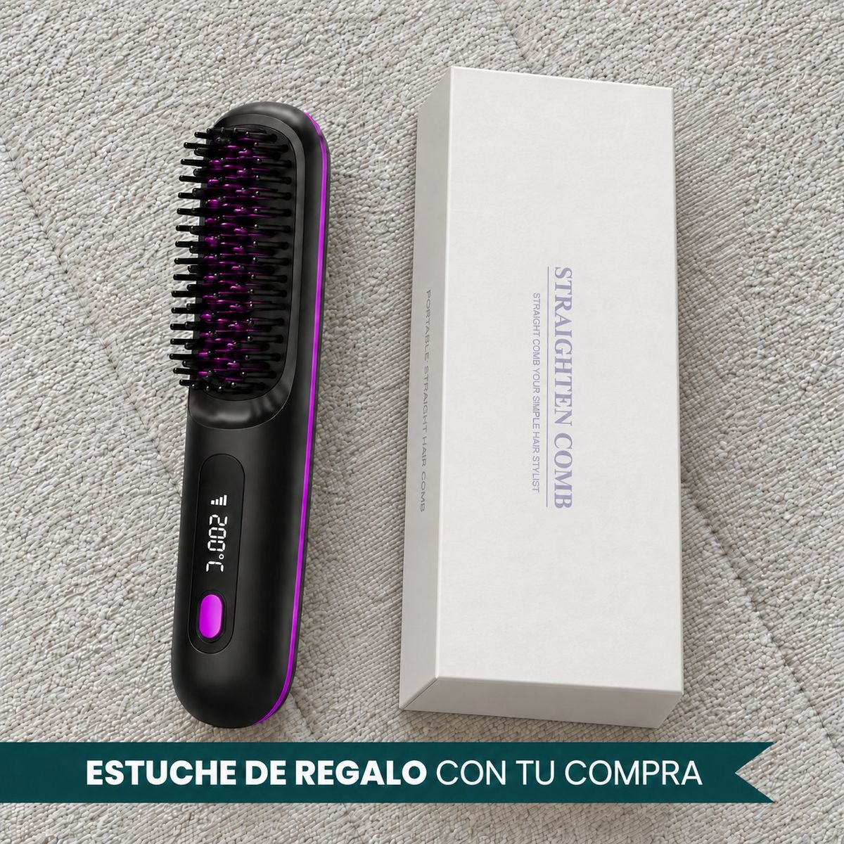 Cepillo alisador inalámbrico Orvenisa