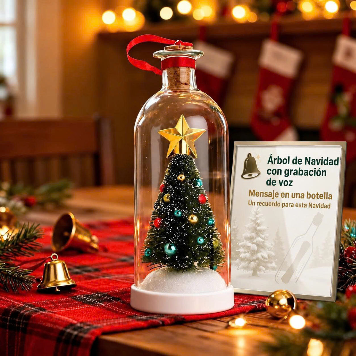 Árbol de Navidad con Mensaje de Voz Orvenisa