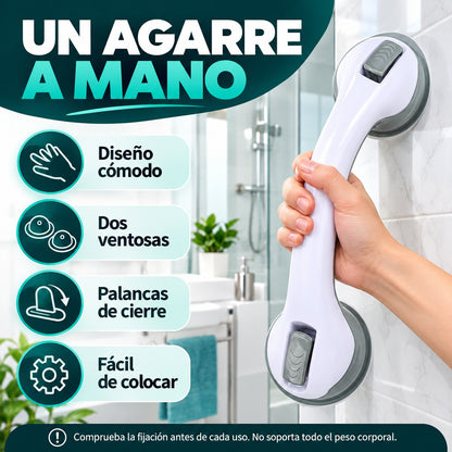 Asidero de baño con ventosas Orvenisa