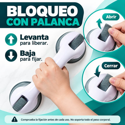 Asidero de baño con ventosas Orvenisa