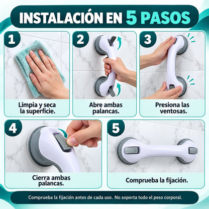 Asidero de baño con ventosas Orvenisa