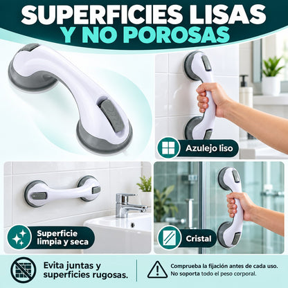 Asidero de baño con ventosas Orvenisa