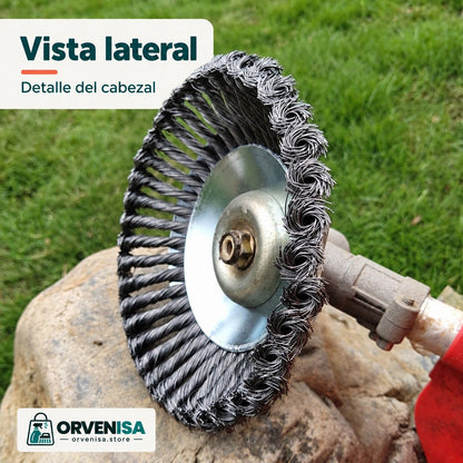 Cabezal de alambre de acero para desbrozadora Orvenisa