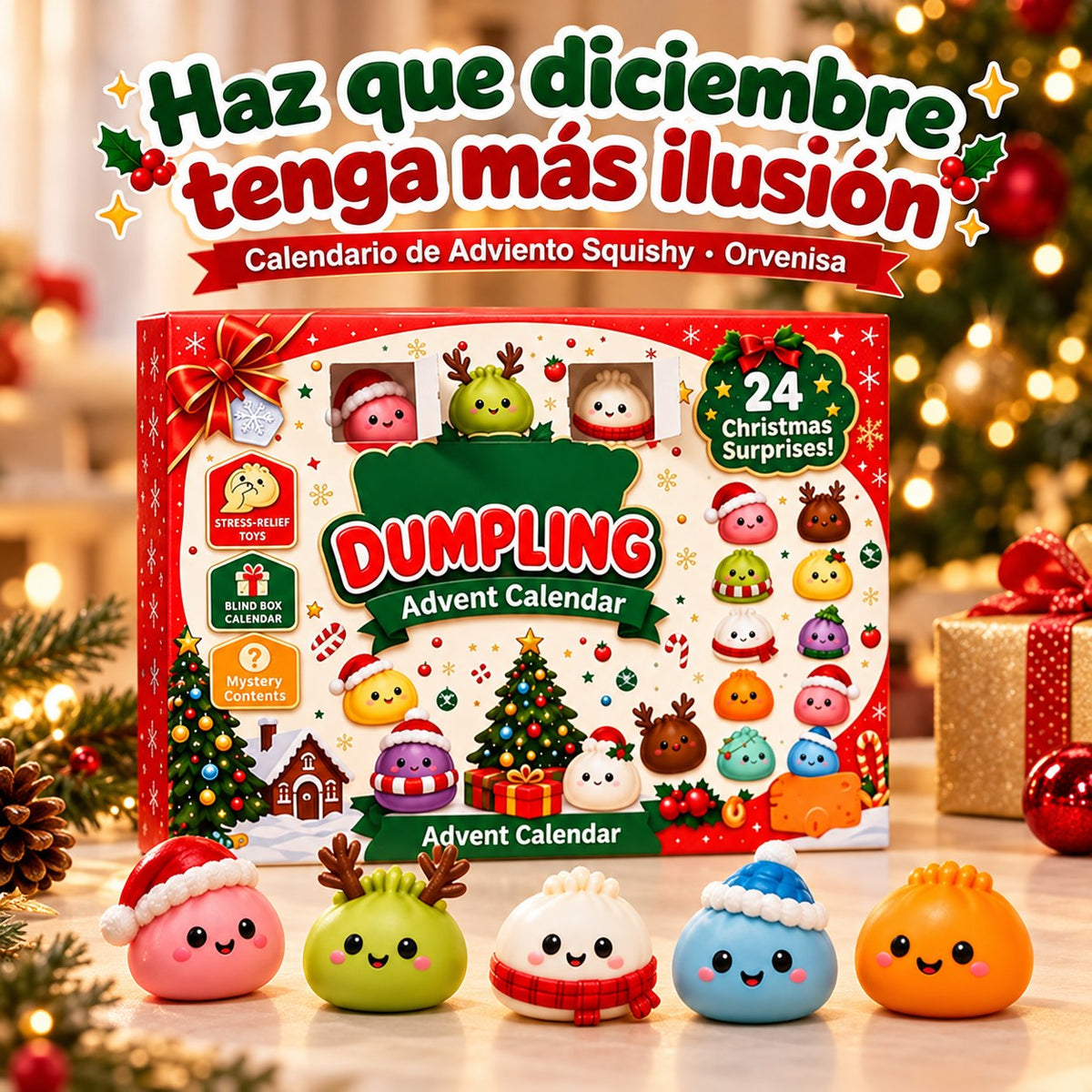 Calendario de Adviento Squishy Orvenisa