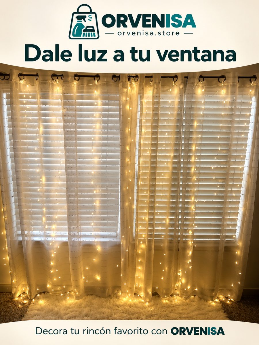 Cortina de Luces LED 300 LED (3 × 3 m) Orvenisa