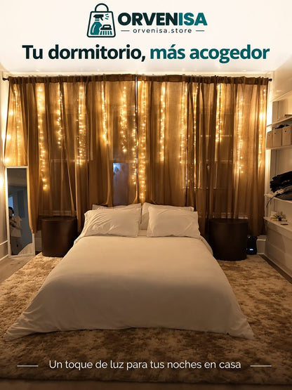 Cortina de Luces LED 300 LED (3 × 3 m) Orvenisa