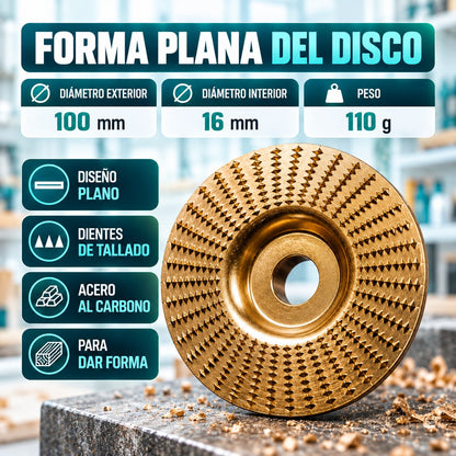 Set de 3 discos de desbaste para madera Orvenisa