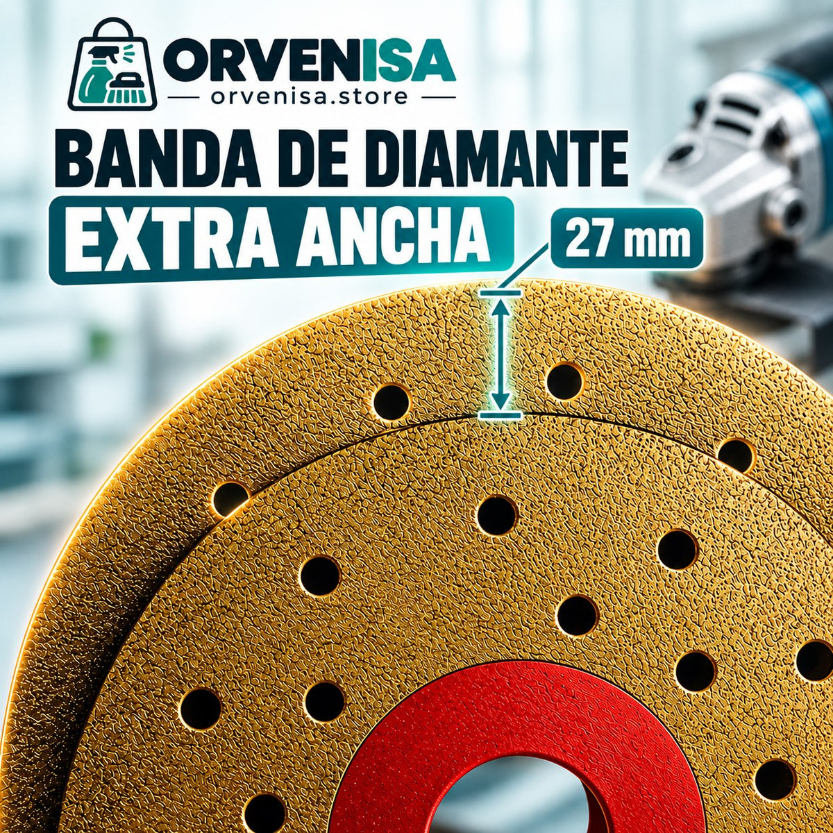 Disco de diamante 2 en 1 corte y desbaste Orvenisa