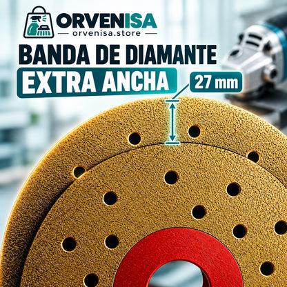 Disco de diamante 2 en 1 corte y desbaste Orvenisa