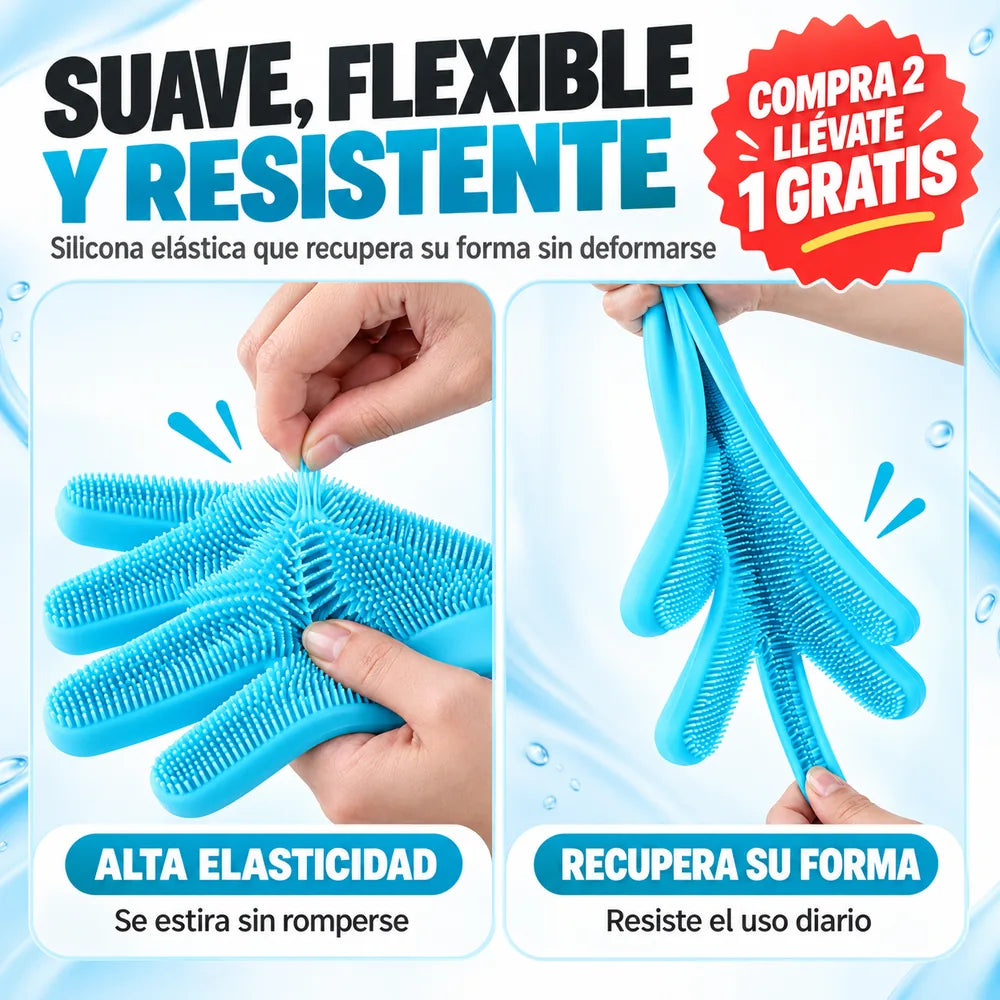Guantes de silicona 2 en 1 Orvenisa