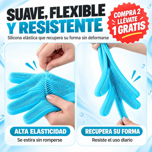 Guantes de silicona 2 en 1 Orvenisa