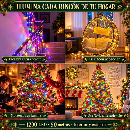 Luces de Hada 1200 LED (50 m) Orvenisa