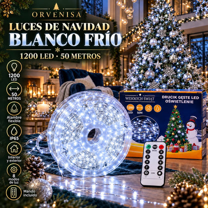 Luces de Hada 1200 LED (50 m) Orvenisa