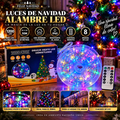 Luces de Hada 1200 LED (50 m) Orvenisa