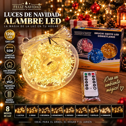Luces de Hada 1200 LED (50 m) Orvenisa