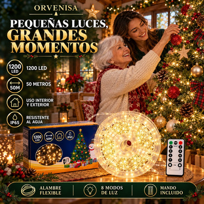 Luces de Hada 1200 LED (50 m) Orvenisa