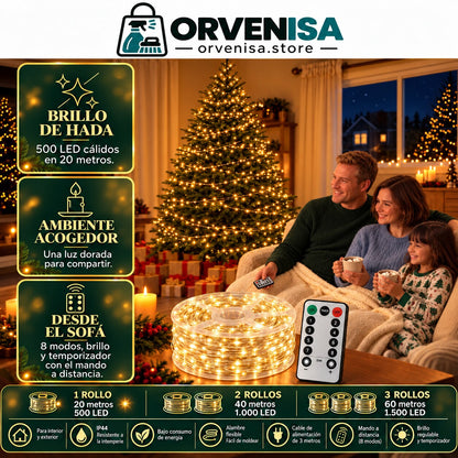 Luces de Hada 500 LED (20 m) Orvenisa