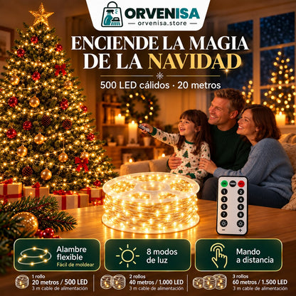Luces de Hada 500 LED (20 m) Orvenisa