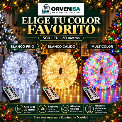 Luces de Hada 500 LED (20 m) Orvenisa