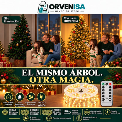 Luces de Hada 500 LED (20 m) Orvenisa