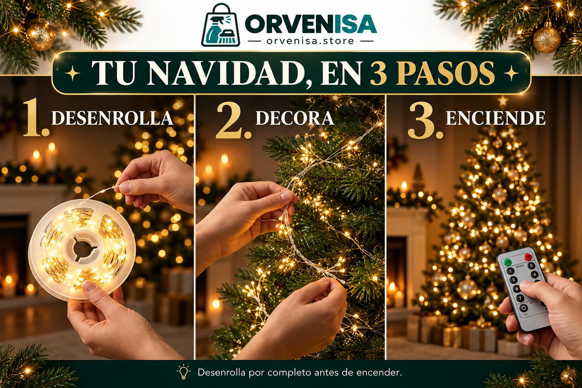 Luces de Hada 600 LED (20 m) Orvenisa
