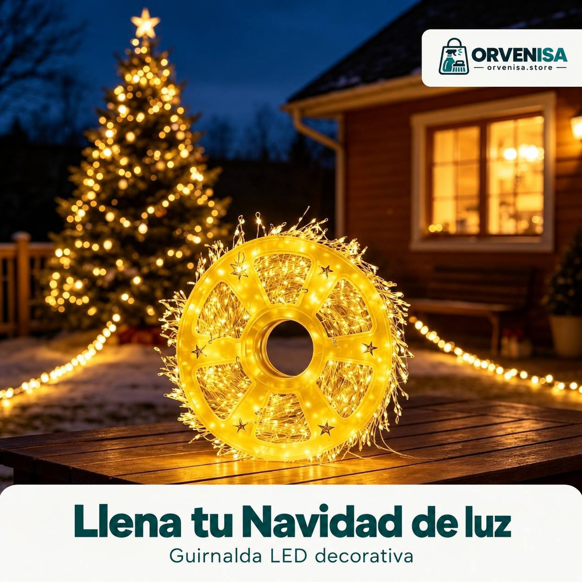 Luces de Hada 600 LED (20 m) Orvenisa
