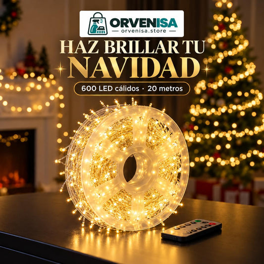 Luces de Hada 600 LED (20 m) Orvenisa