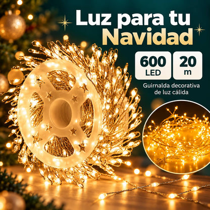 Luces de Hada 600 LED (20 m) Orvenisa
