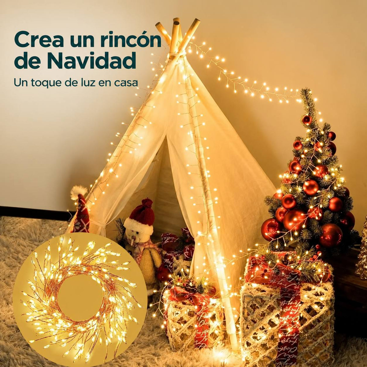 Luces de Hada 600 LED (20 m) Orvenisa