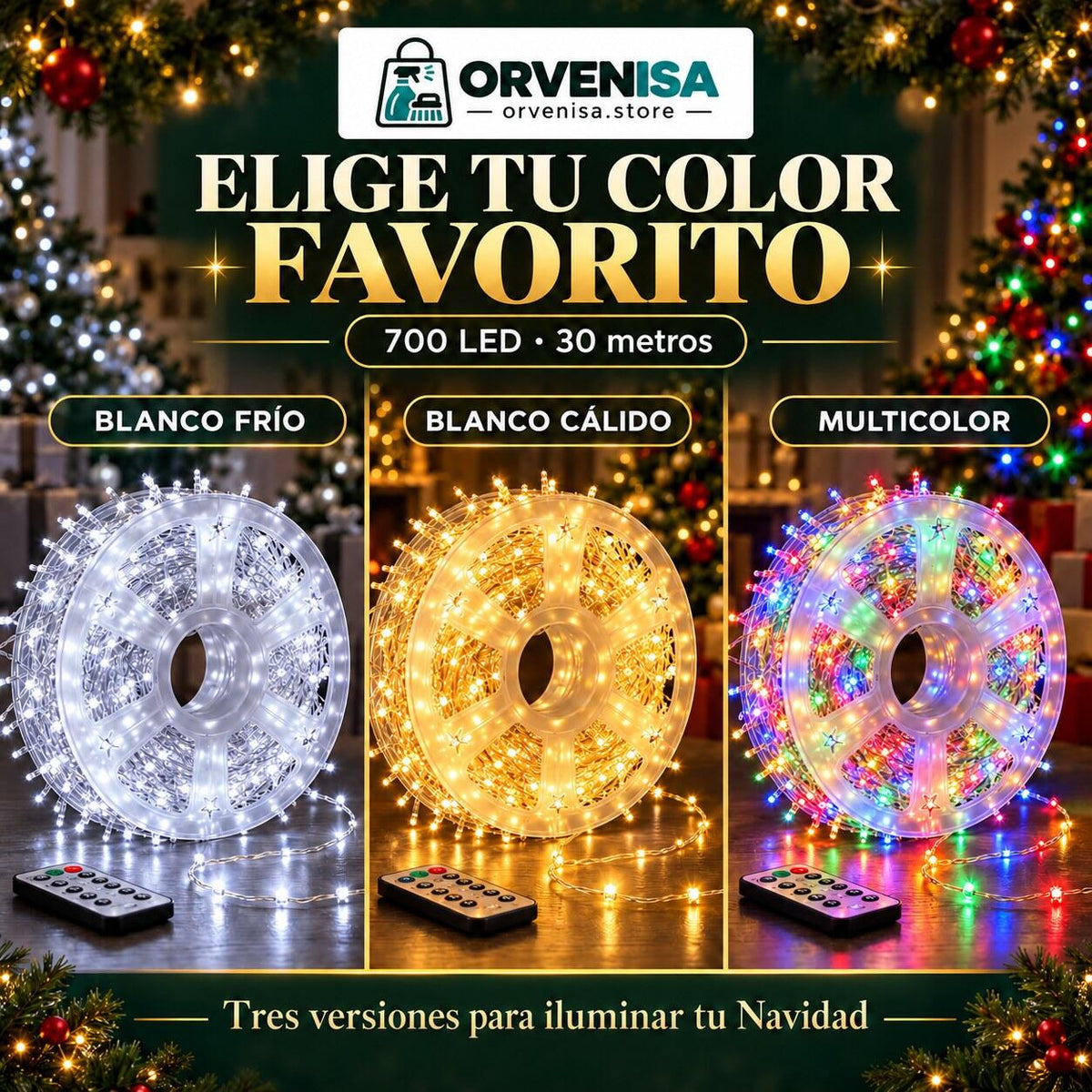 Luces de Hada 700 LED (30 m) Orvenisa