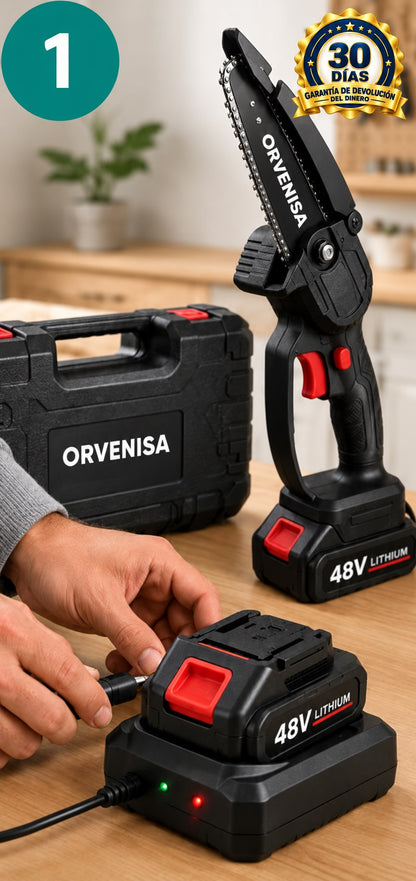 Mini Motosierra Eléctrica 48V Orvenisa
