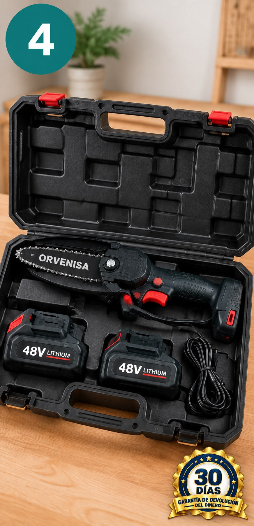 Mini Motosierra Eléctrica 48V Orvenisa