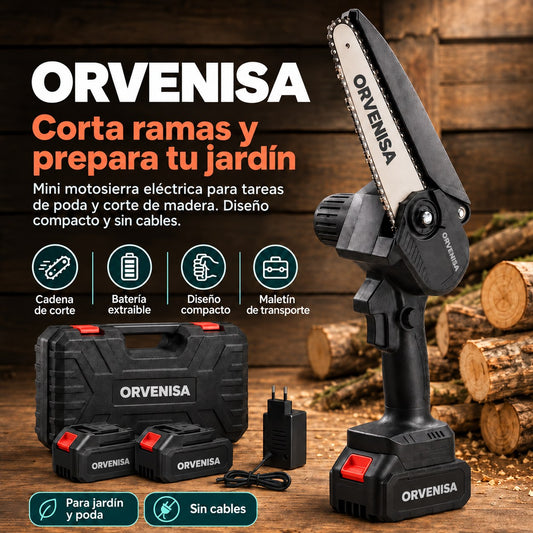 Mini Motosierra Eléctrica 48V Orvenisa