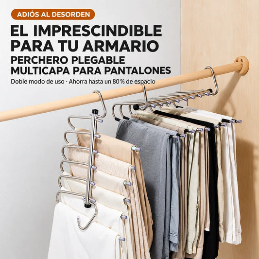 Percha plegable 5 prendas Orvenisa