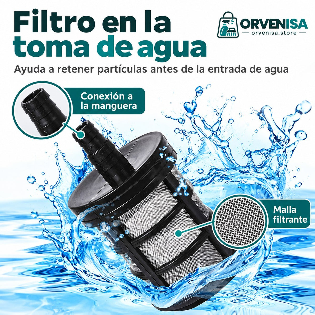 Pistola de limpieza a presión a batería Orvenisa