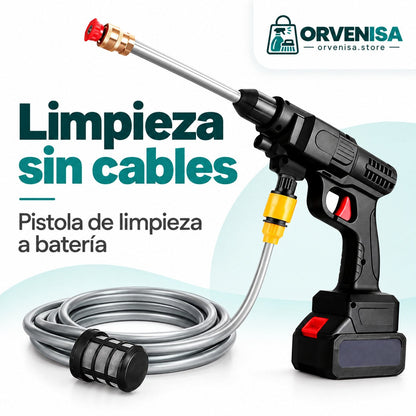 Pistola de limpieza a presión a batería Orvenisa