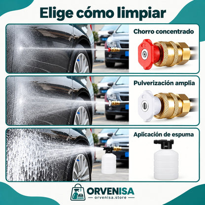 Pistola de limpieza a presión a batería Orvenisa