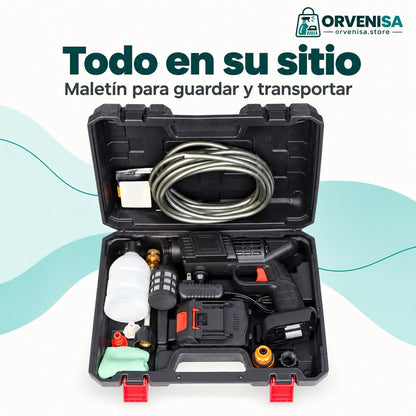 Pistola de limpieza a presión a batería Orvenisa