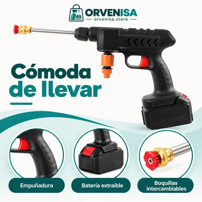 Pistola de limpieza a presión a batería Orvenisa