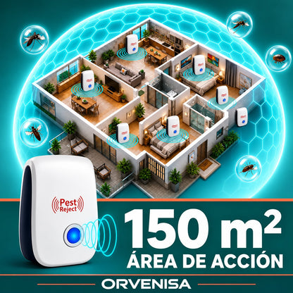 Repelente ultrasónico de insectos y ratones Orvenisa