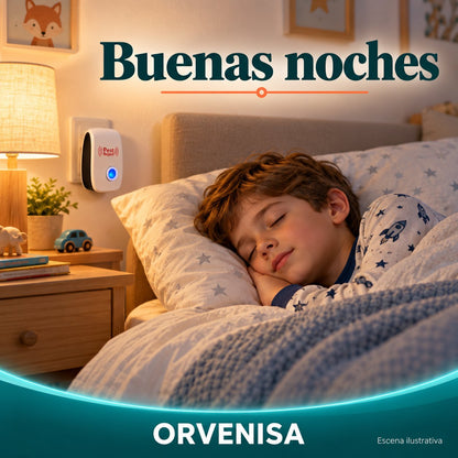 Repelente ultrasónico de insectos y ratones Orvenisa