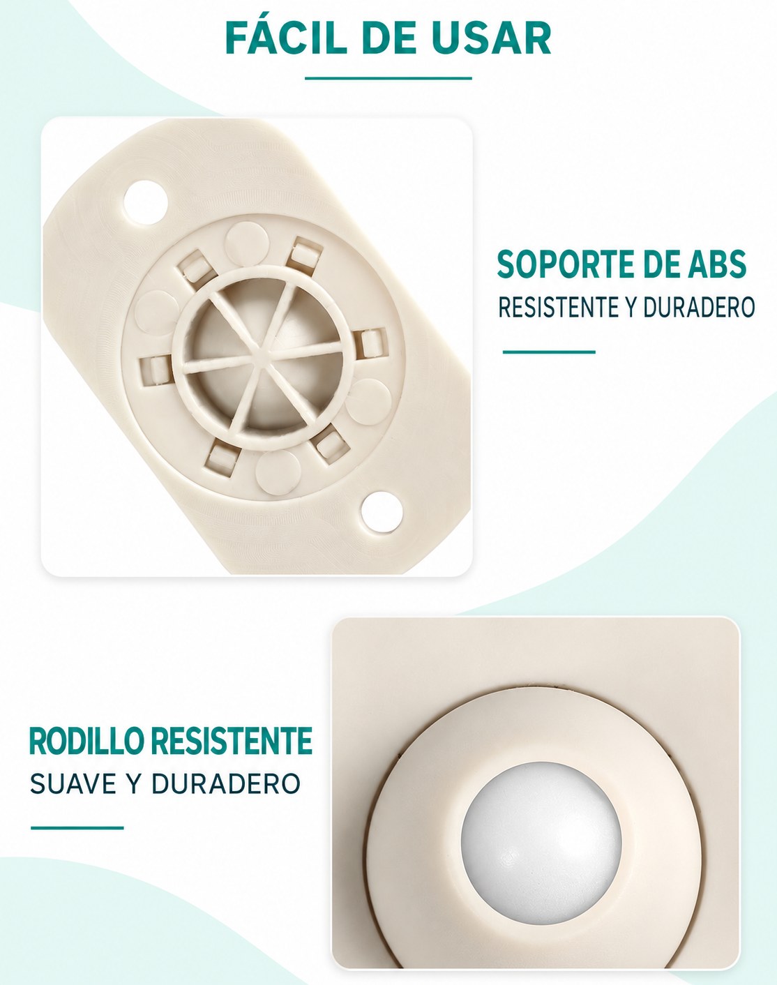 Set de 16 ruedas adhesivas mini 360° Orvenisa