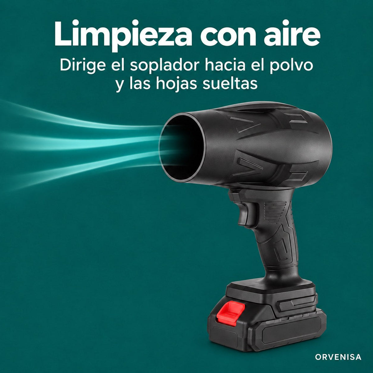 Mini Soplador Turbo Inalámbrico Orvenisa